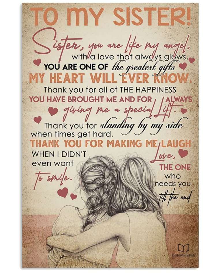 Loving Letter to My Older Sister