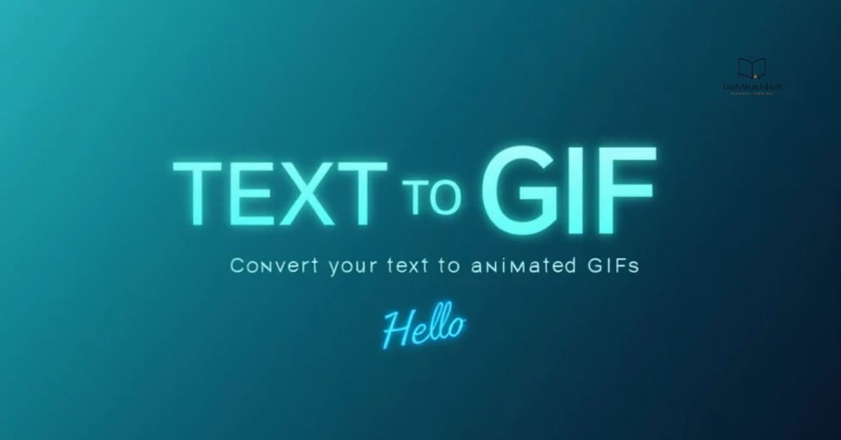 Text Animation GIF Generator