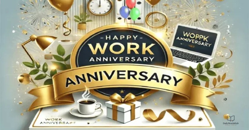 Work Anniversary Congratulations