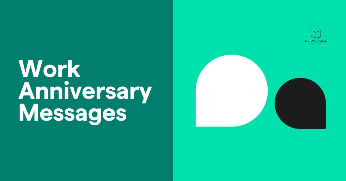 Work Anniversary Messages