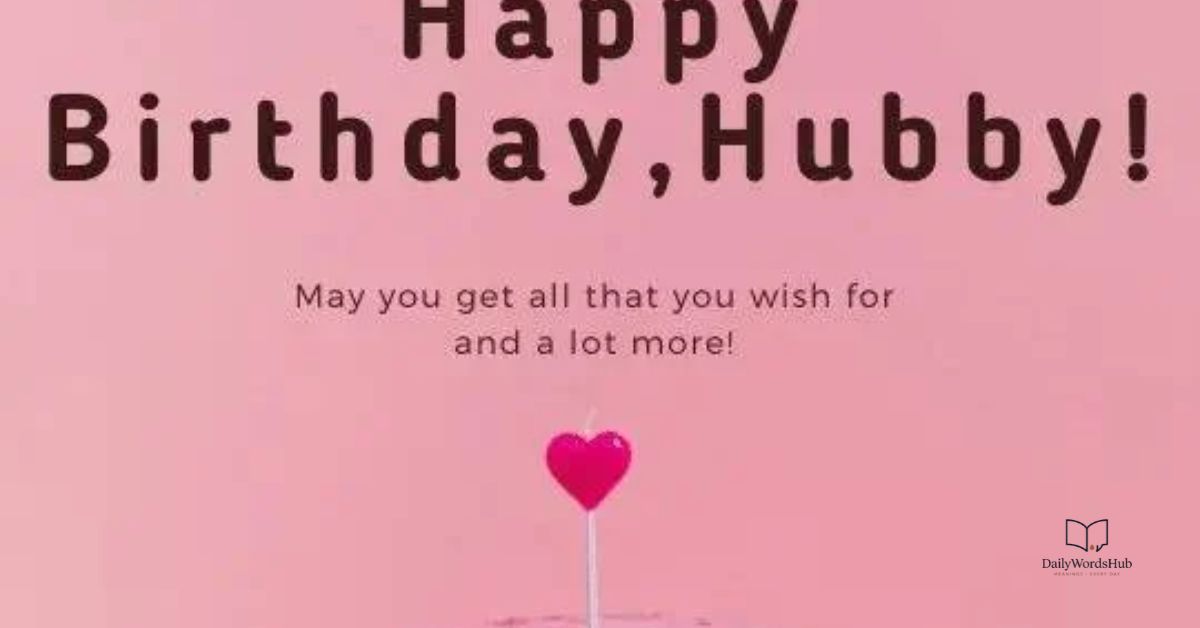 Birthday  Prayers For My Husband
