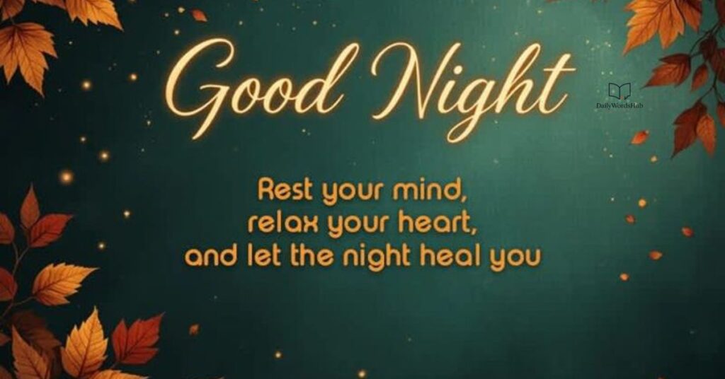 Good Night Greetings for Her