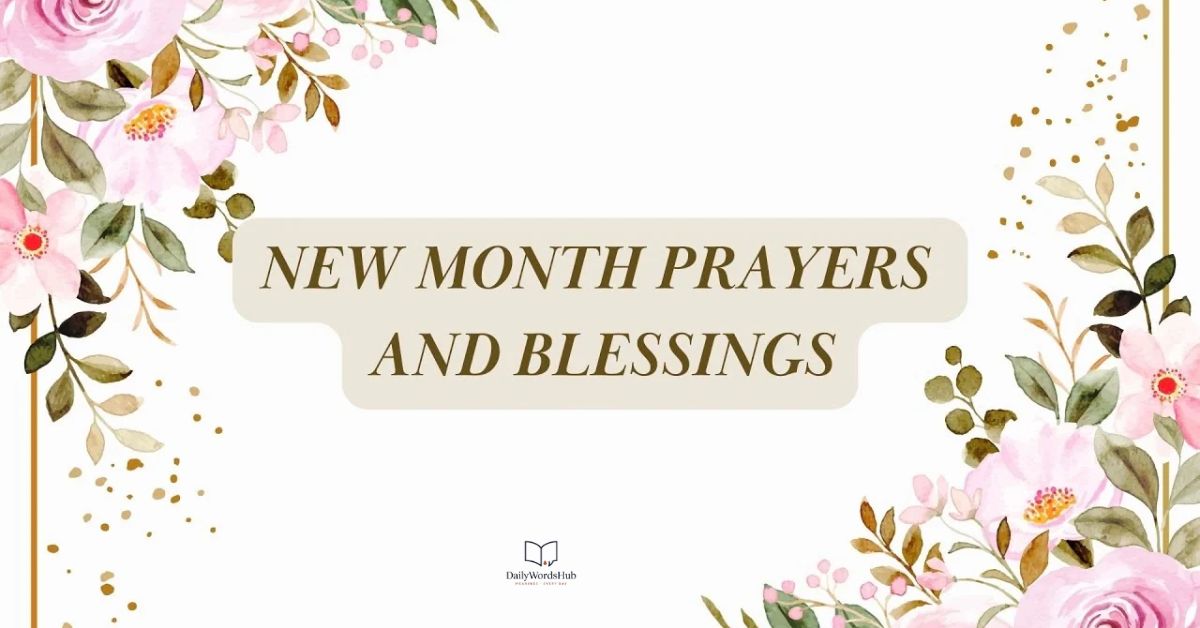 New Month Prayer