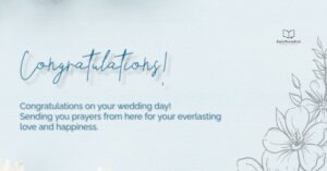 Wedding Congratulations Message